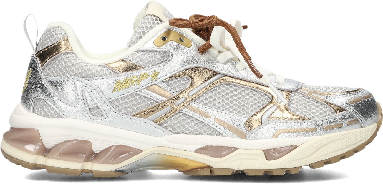 MRP Lage Sneakers Dames Melrose, Maat: 38, Materiaal: Leatherlook, Kleur: Zilver afbeelding 1