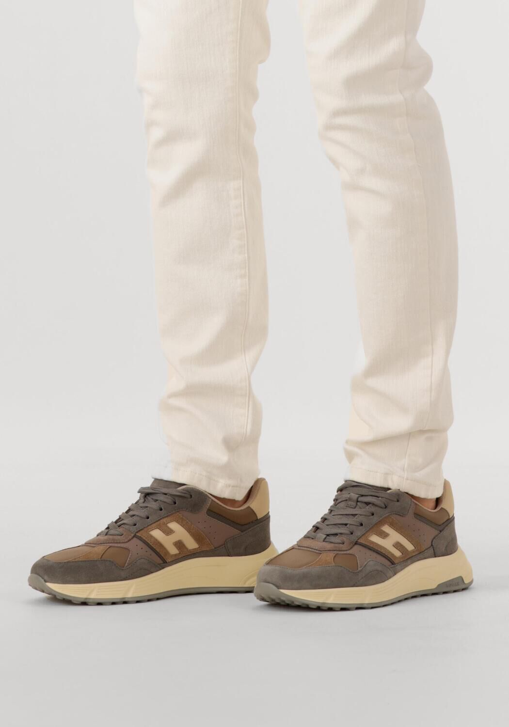 Grijze HOGAN Lage sneakers HYPERLIGHT ALLACCIATO H - large