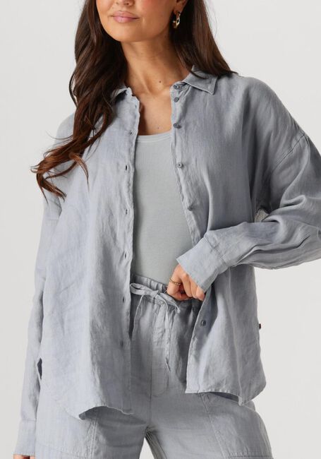 Blauwe MOSCOW Blouses 94-05-BUTTO-1 - large