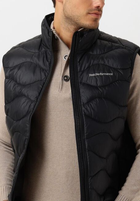 Zwarte PEAK PERFORMANCE Bodywarmer M HELIUM DOWN VEST - large