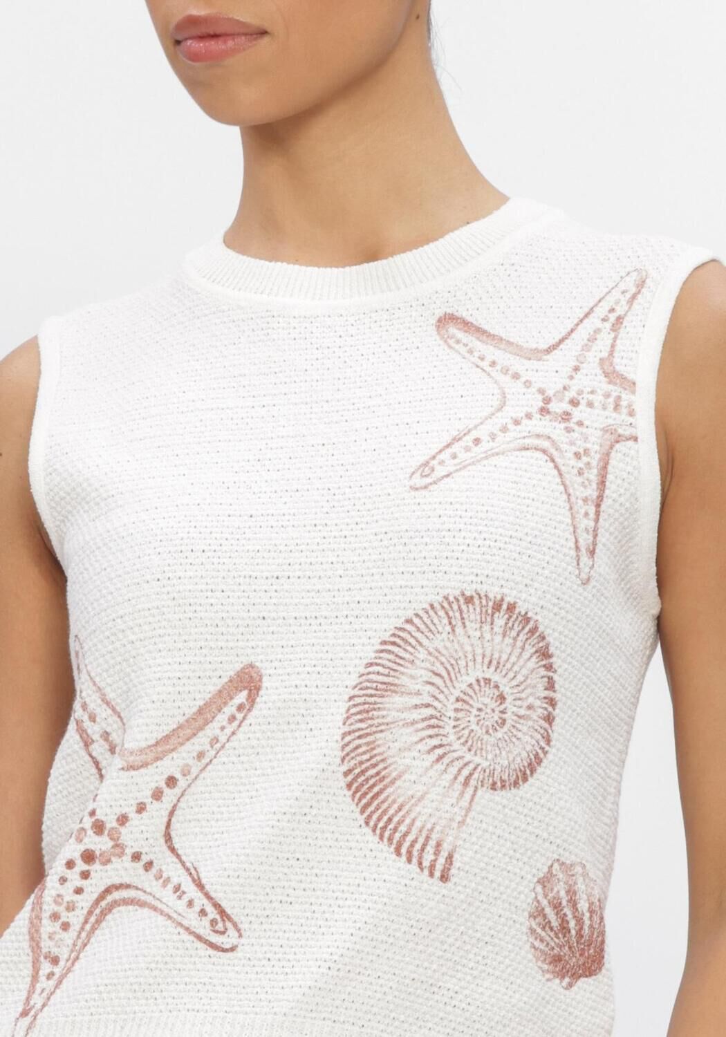 Witte MARC CAIN COLLECTION Tops & T-shirts AC 61.21 M41 - large