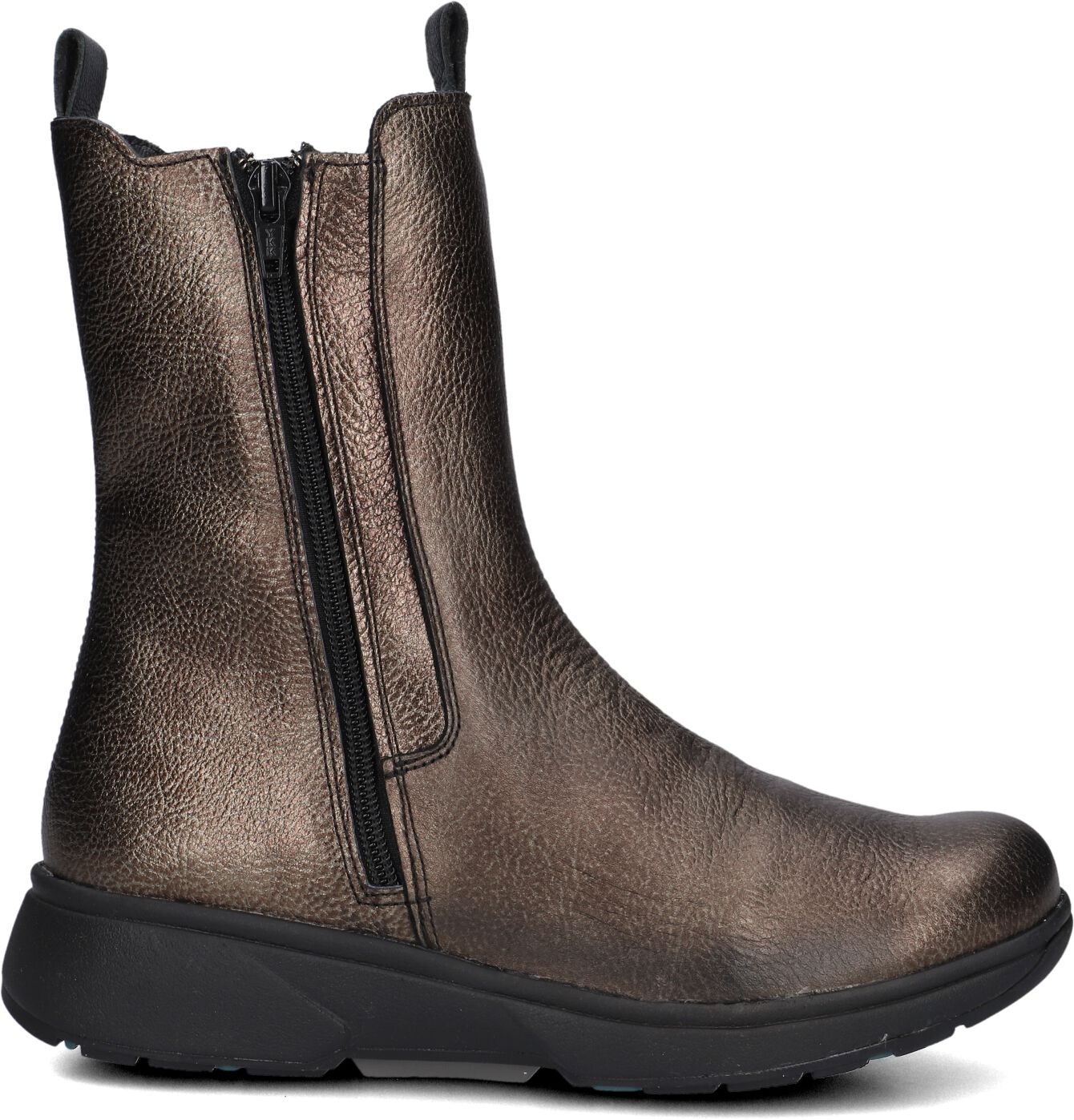 Xsensible Enkellaarsjes
Dames Met H Laars Rits, Maat: 37, Materiaal: Leer, Kleur: Brons