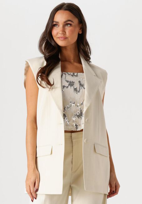 Ecru GESTUZ Gilet GZSEAVER SL WAISTCOAT - large