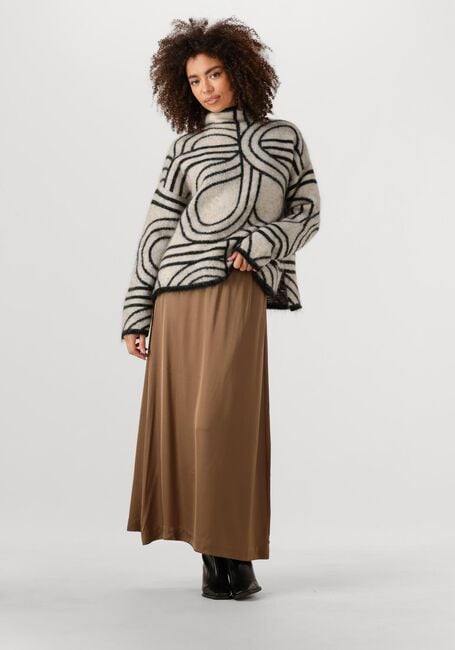 Gebroken wit SECOND FEMALE Trui SIGNA KNIT T-NECK - large