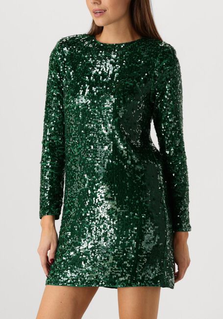 Groene SUNCOO Mini jurk CARLOTA GLITTER - large