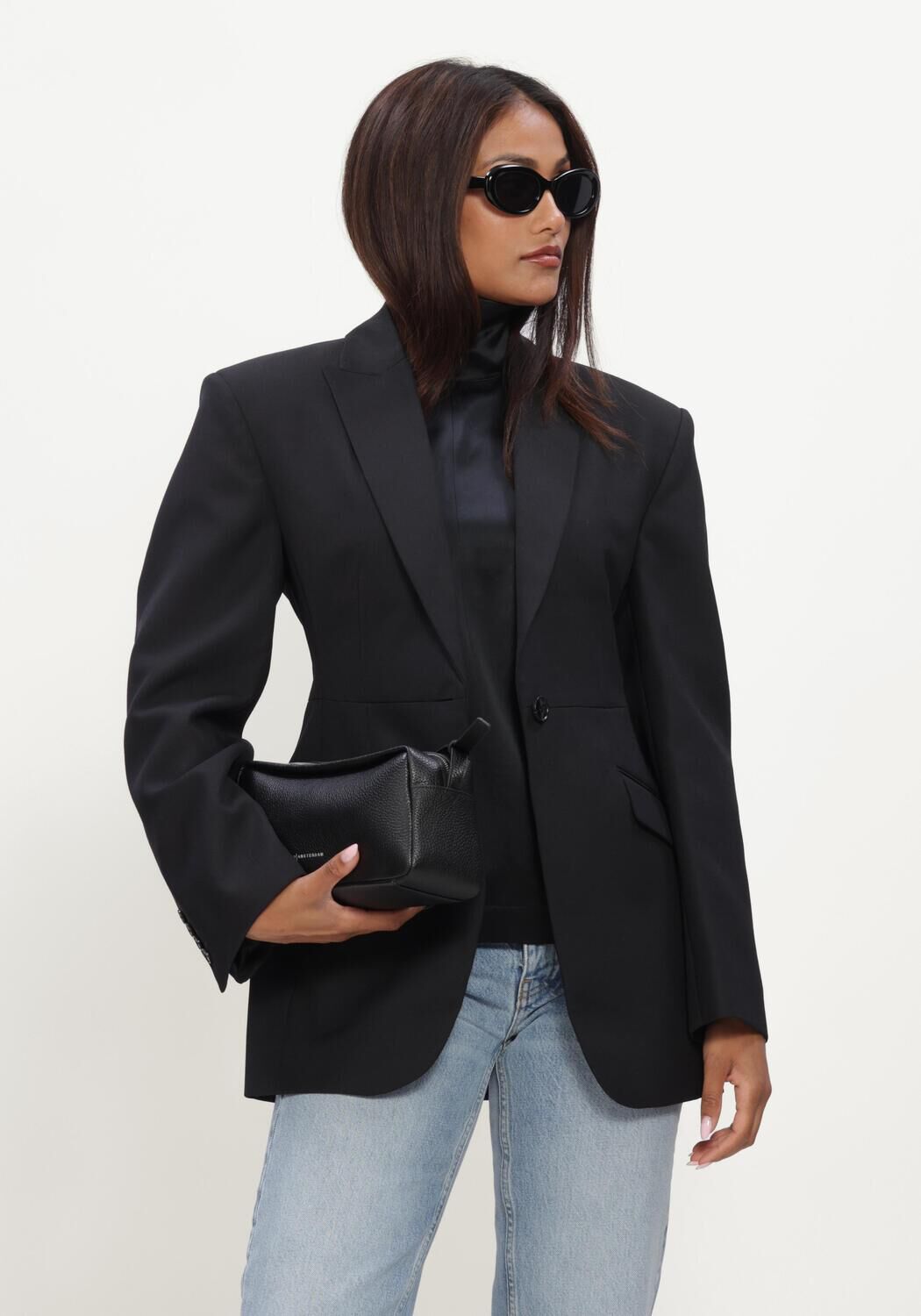 Zwarte ANINE BING Blazer ELGA BLAZER - large