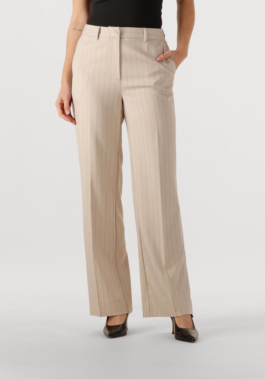 Bruuns Bazaar Pantalon Dames Eleza Pants, Maat: 34, Kleur: Beige