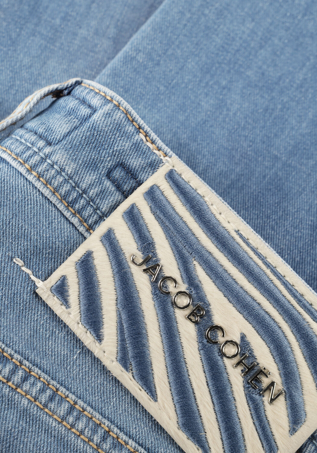 Lichtblauwe JACOB COHEN Slim fit jeans PANT 5 PKT SLIM FIT NICK - large