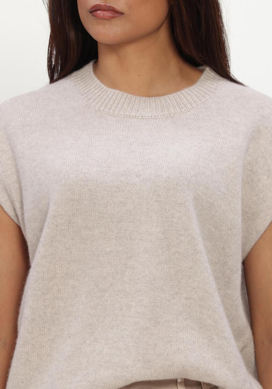 Beige KUJTEN Tops & T-shirts PAVIA - large