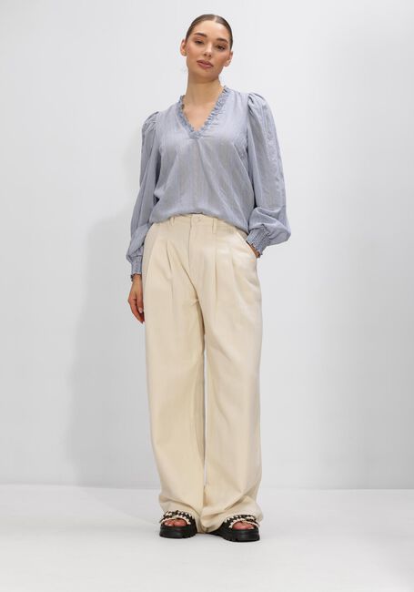 Lichtblauwe CO'COUTURE Blouses KESI V-BLOUSE - large