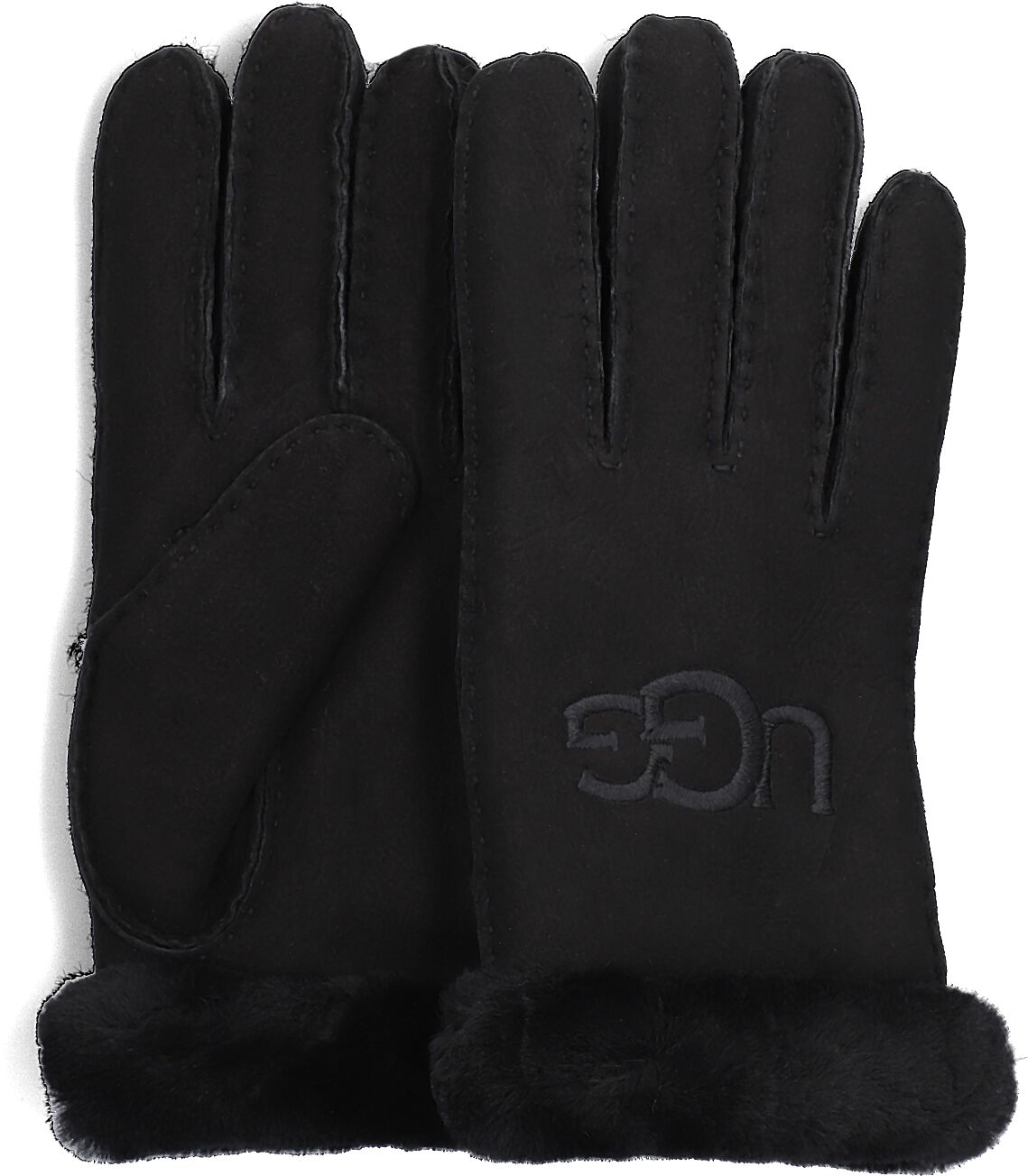 UGG Handschoenen
Dames Shearling Ugg Embroider Glove, Maat: S, Materiaal: Suède, Kleur: Zwart afbeelding 1