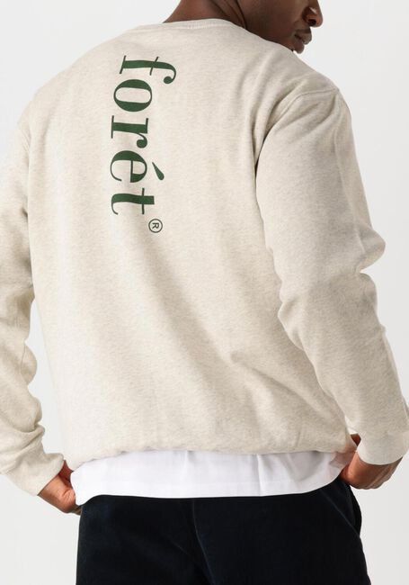 Beige FORÉT Trui OCEAN SWEATSHIRT - large