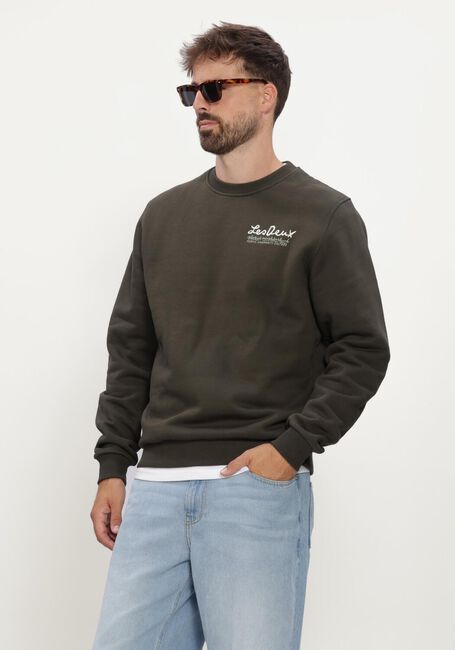 Groene LES DEUX Sweater RURAL SWEATSHIRT - large