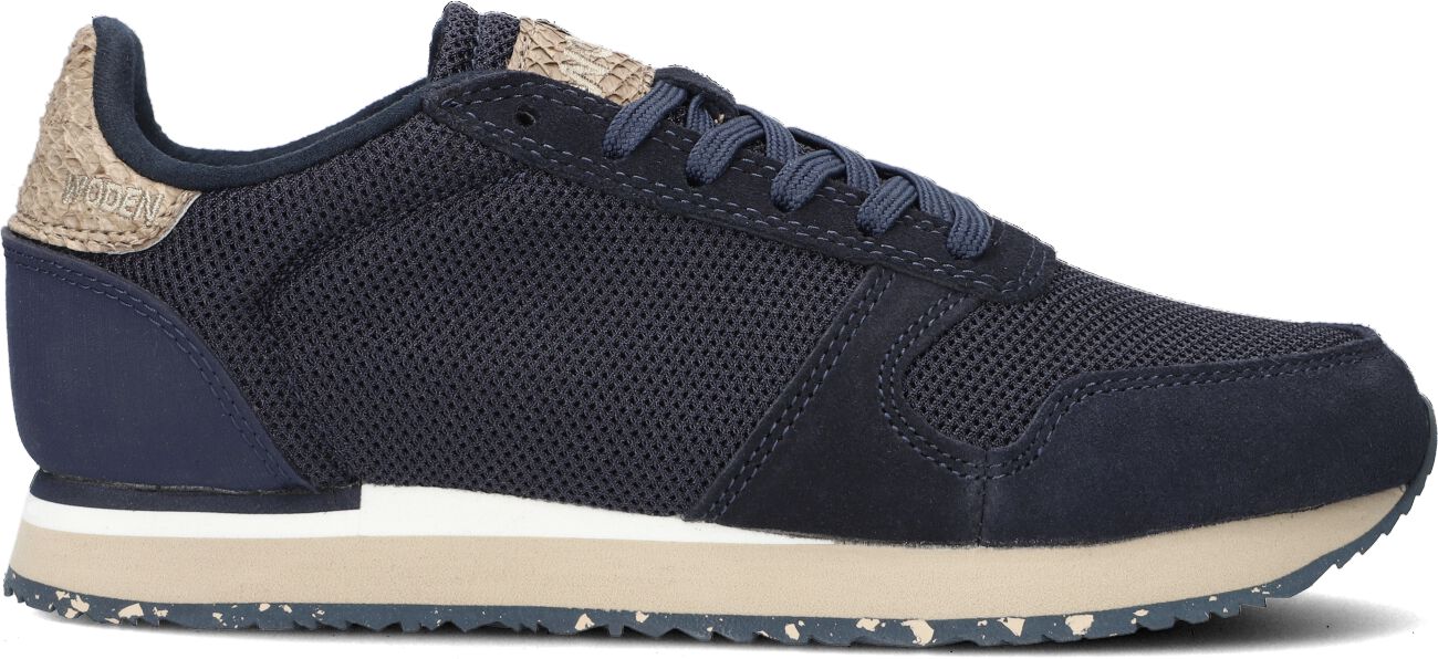 Woden Lage Sneakers Dames Ydun Icon, Maat: 39, Materiaal: Mesh, Kleur: Blauw
