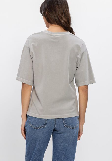 Lichtgrijze CLOSED T-shirt RELAXED T SHIRT - large