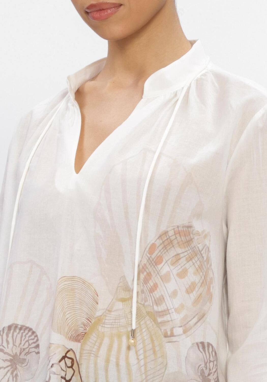 Witte MARC CAIN COLLECTION Blouses AC 55.07 J58 - large