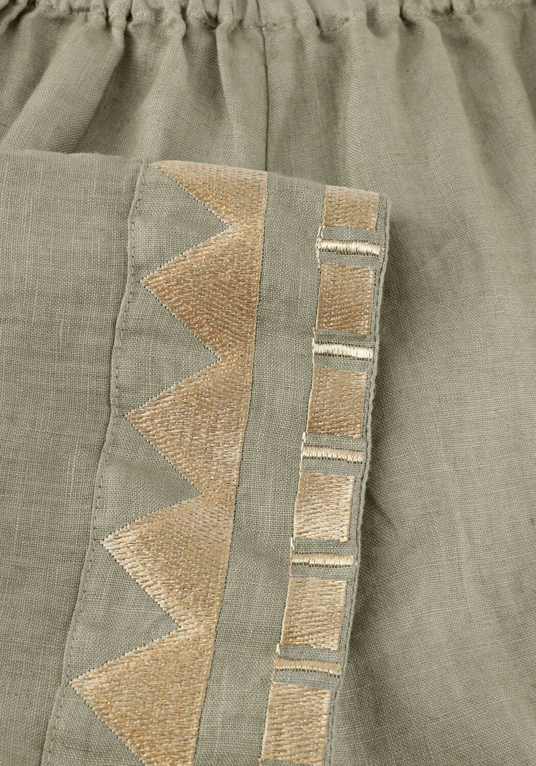 Groene GREEK ARCHAIC KORI Broeken S26K-2071099 - large