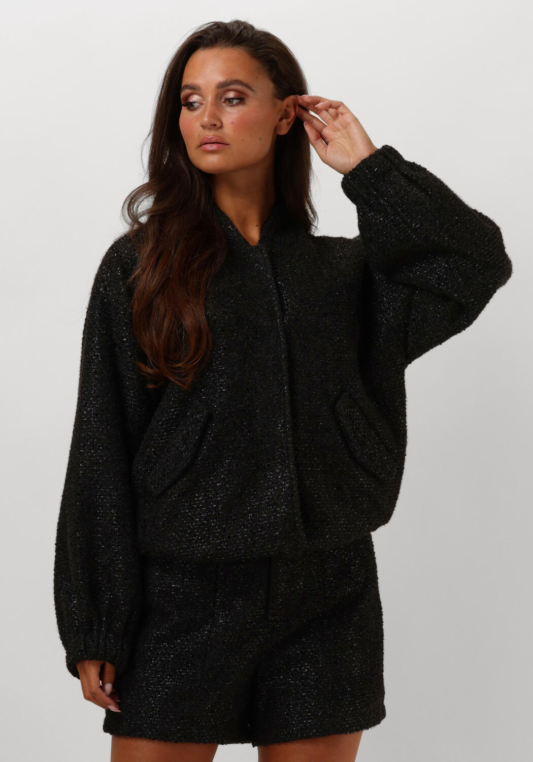 Amaya Amsterdam Jack Dames Charly Bomber, Maat: S, Kleur: Zwart