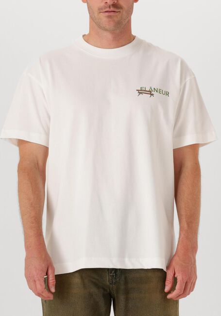 Witte FLANEUR Polo / T-shirt LANTERNS OF LOVE T SHIRT - large