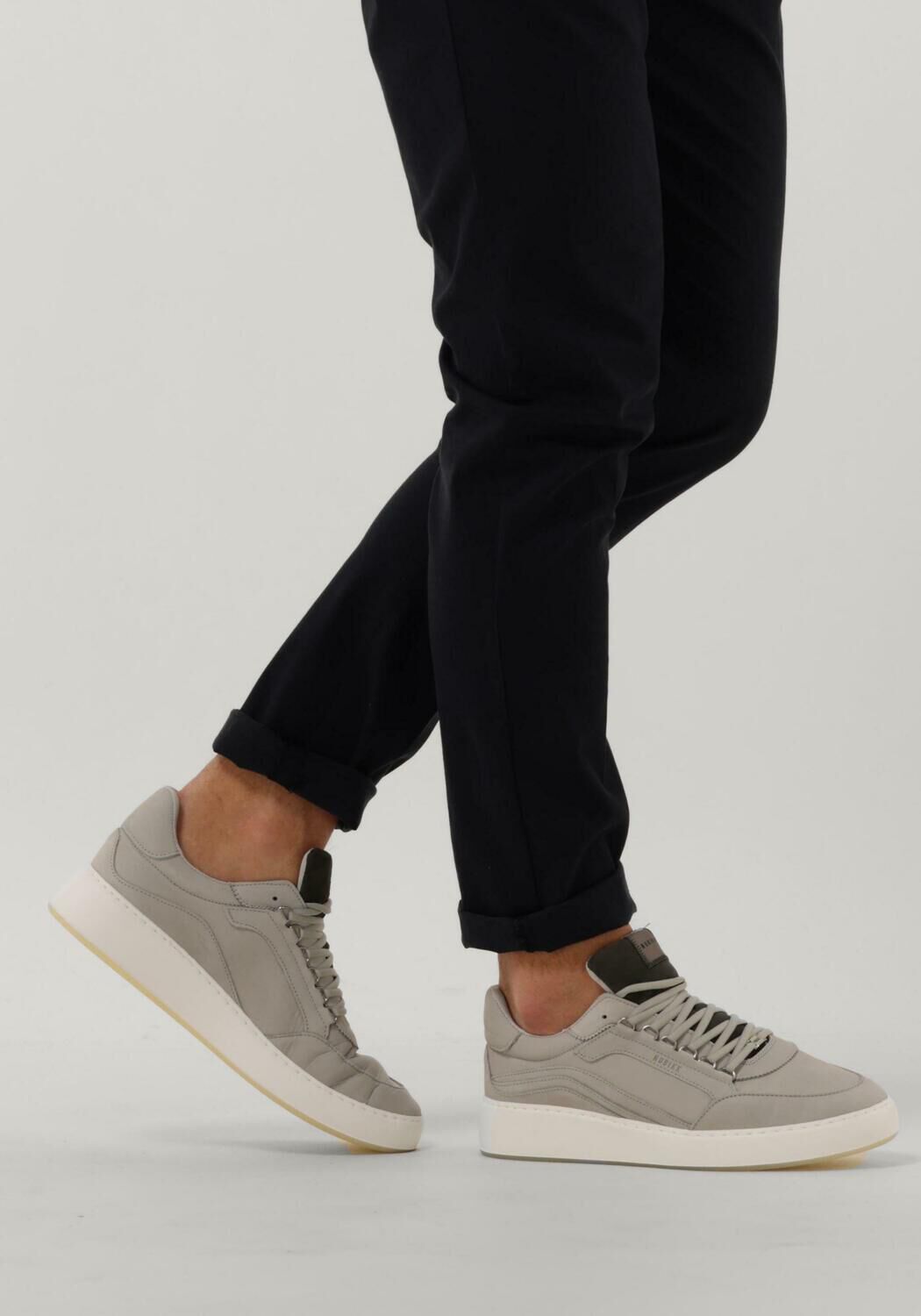Grijze NUBIKK Lage sneakers JIRO JAM - large