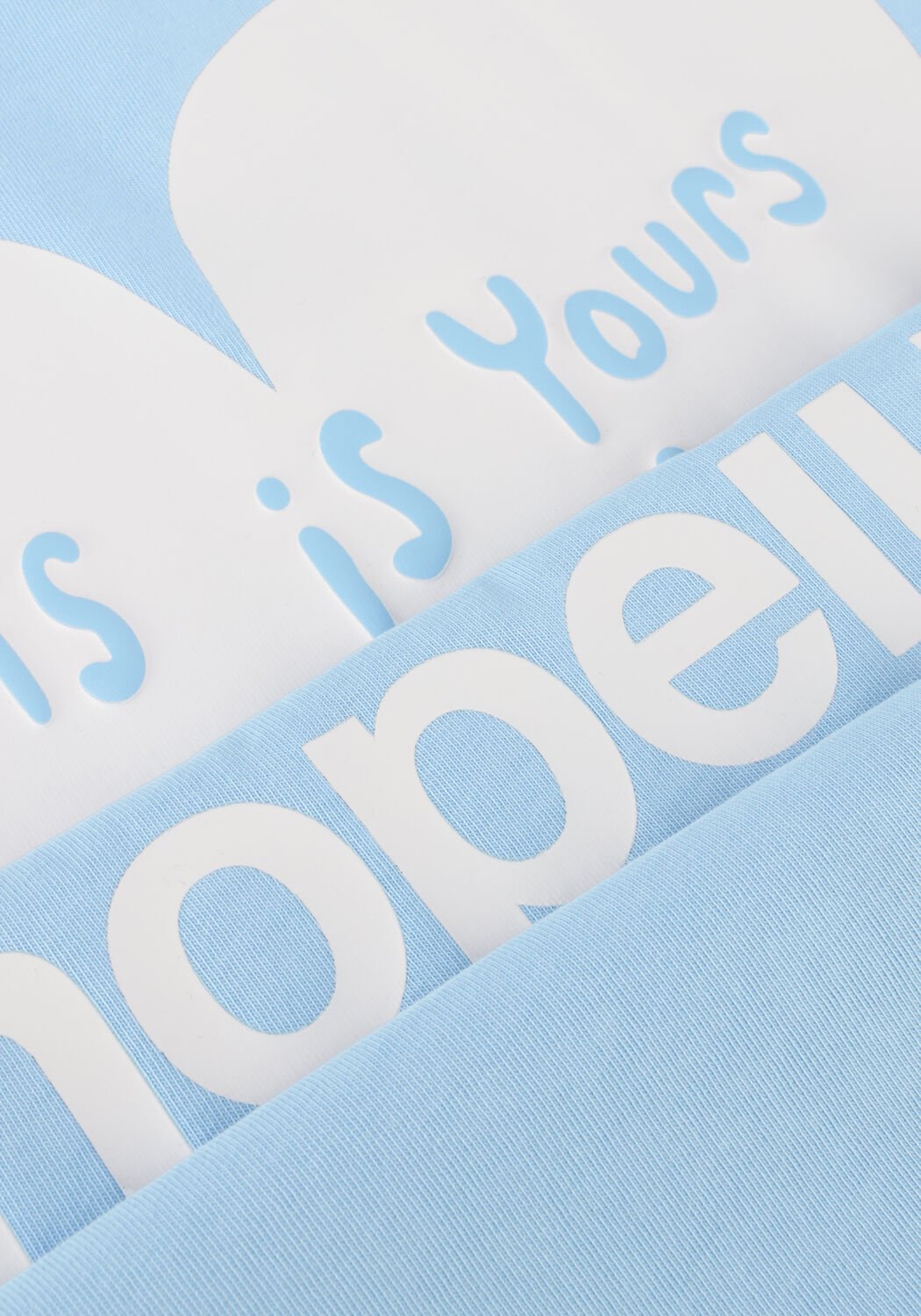 Lichtblauwe HOPEIUM T-shirt SHORT SLEEVE - large