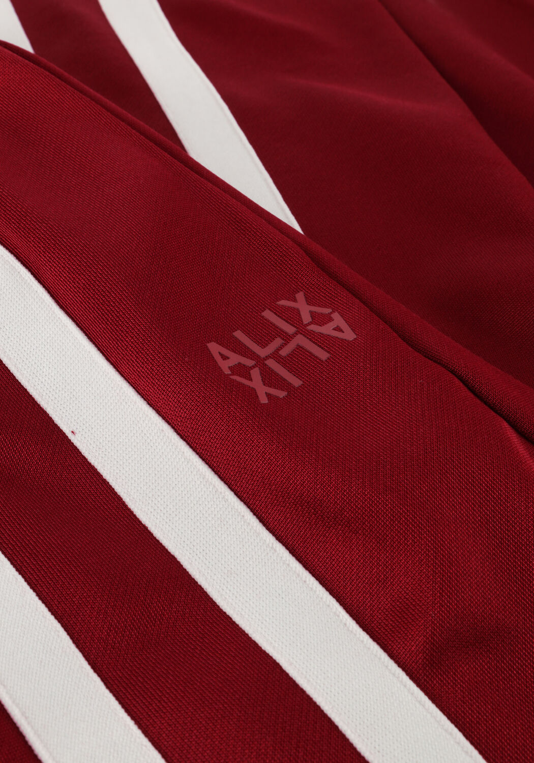 Bordeaux ALIX THE LABEL Wijde broek LADIES KNITTED TRAINING SWEAT PANTS - large