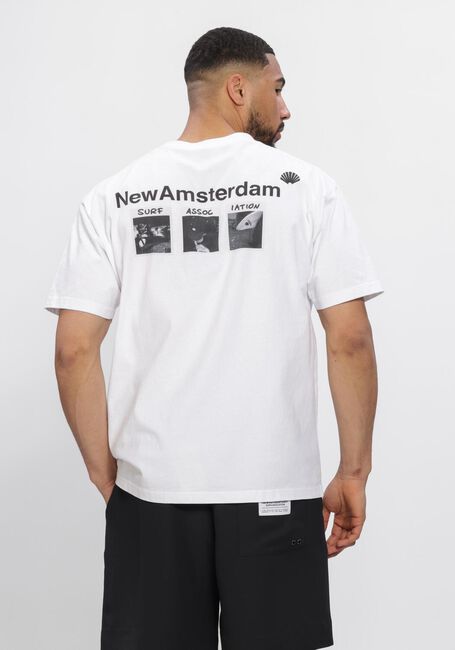 Witte NEW AMSTERDAM SURF ASSOCIATION T-shirt PHOTO TEE - large