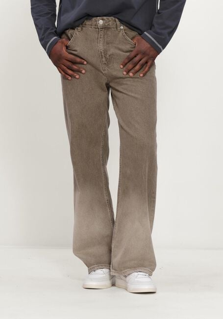 Grijze FLANEUR Wide jeans RELAXED JEANS - large