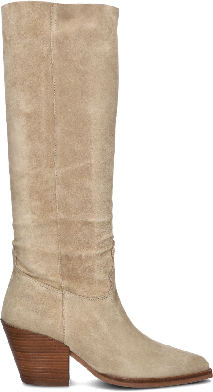 Alpe Hoge Laarzen Dames 5017, Maat: 41, Materiaal: Suède, Kleur: Beige
