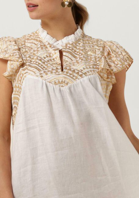 Witte GREEK ARCHAIC KORI Maxi jurk 230089 - large