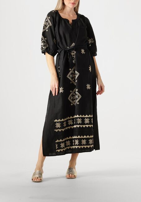 Zwarte GREEK ARCHAIC KORI Maxi jurk 230652 - large