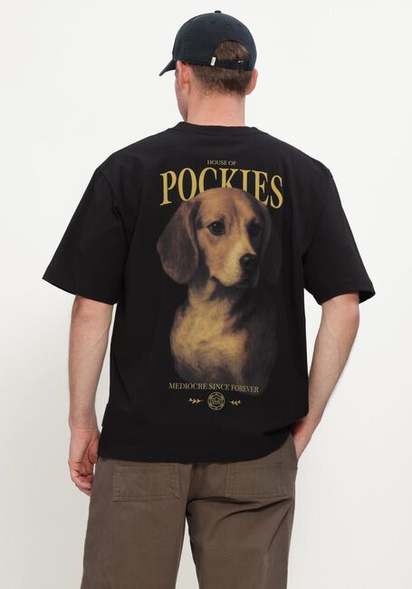 Zwarte POCKIES T-shirt BEAGLE TEE - large