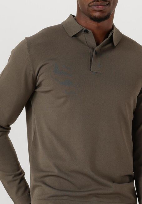 Groene GENTI Trui POLO LS - large