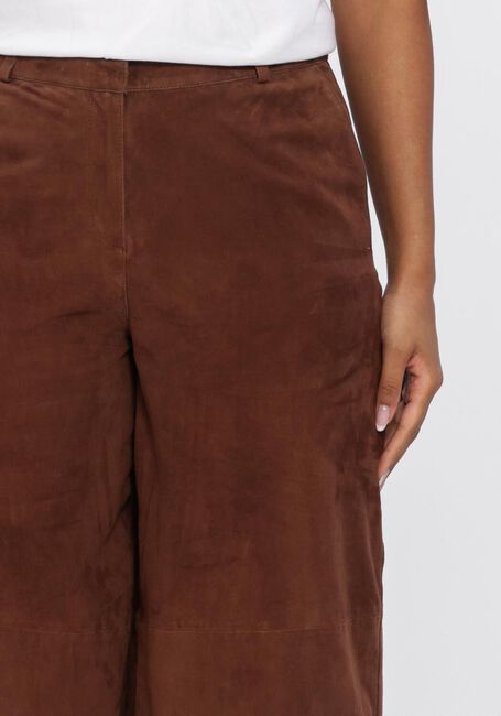 Bruine STUDIO AR Midirok MATILDE GOAT SUEDE - large