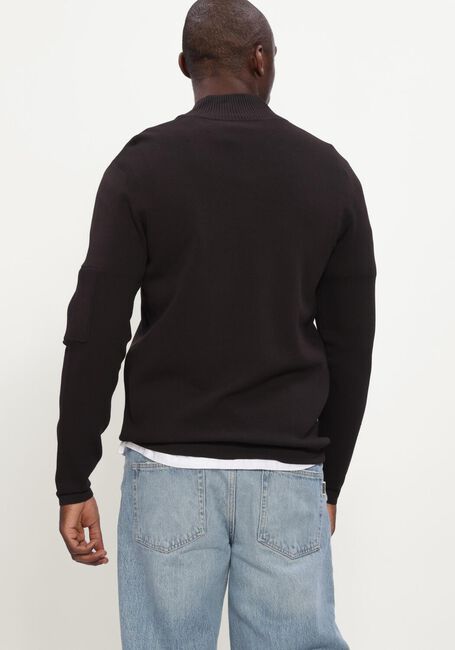 Bruine GENTI Truien/vesten TURTLE ZIP LS - large