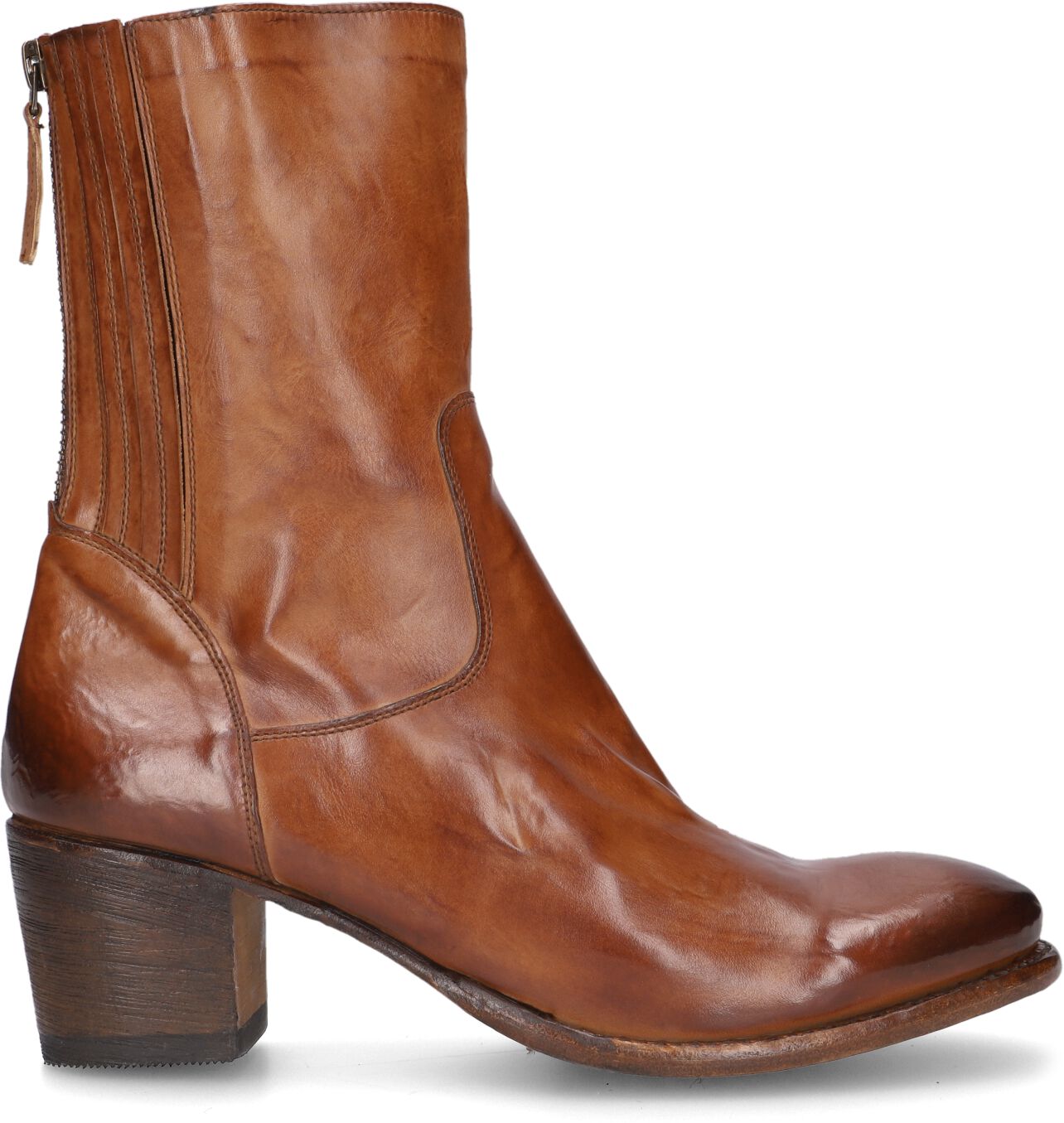 Cordwainer Cowboylaarzen Dames 40007, Maat: 37, Materiaal: Leer, Kleur: Cognac