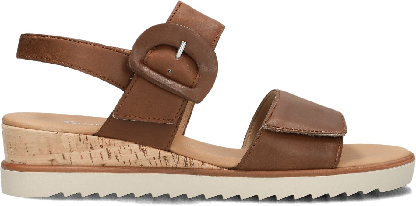 Gabor Sandalen
Dames 752, Maat: 37,5, Materiaal: Leer, Kleur: Camel