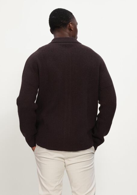 Bruine PROFUOMO Casual overhemd OVERSHIRT FULL BUTTON - large