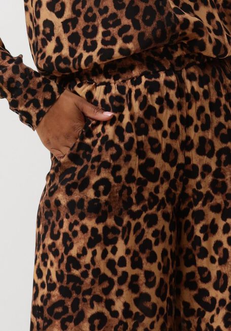 Bruine JANICE Wijde broek RINGO - large