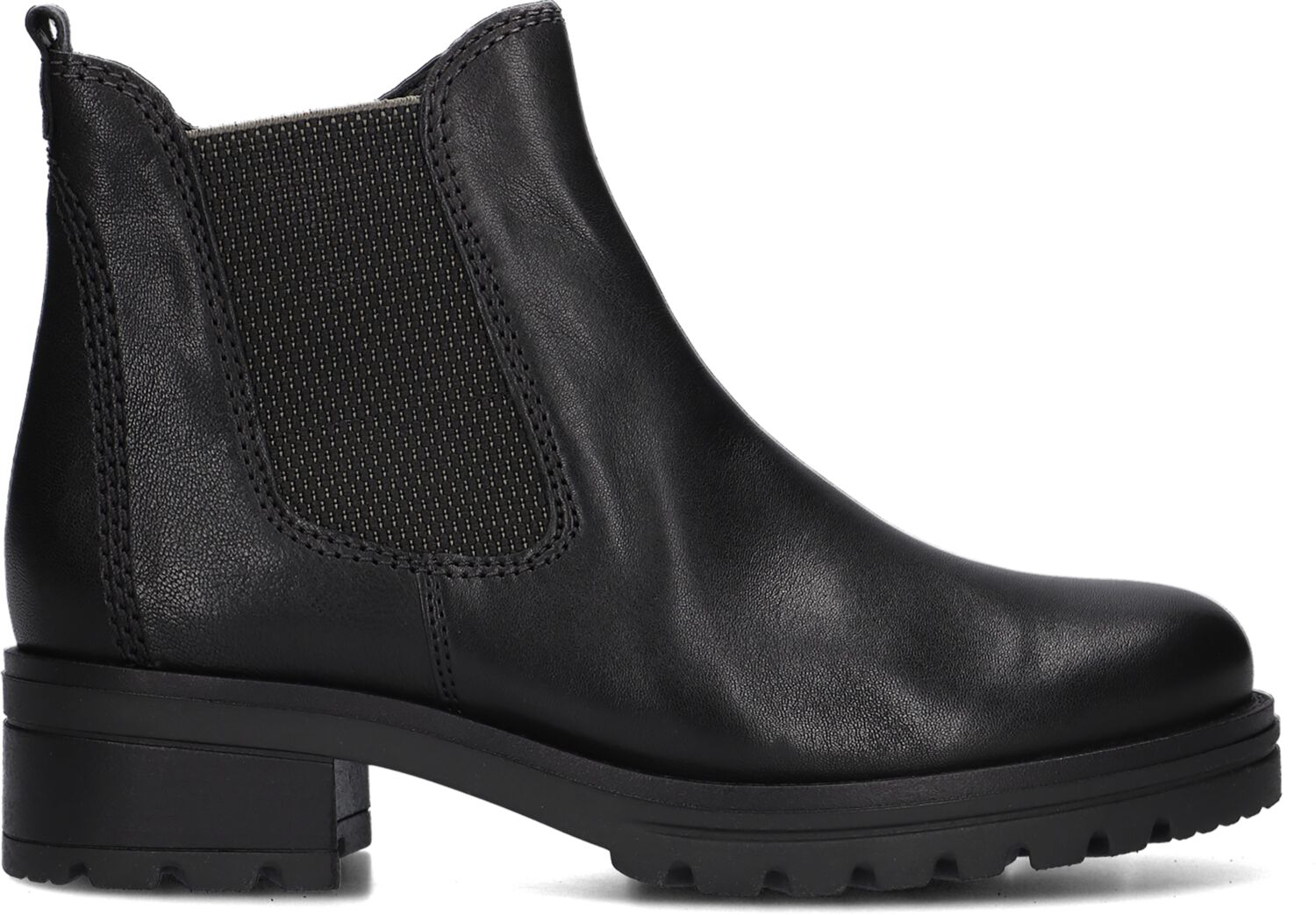 Gabor Chelsea Boots Dames 781.3, Maat: 38,5, Materiaal: Leer, Kleur: Zwart