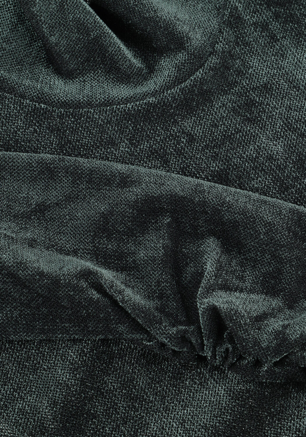 Donkergroene DANTE6 Top OLYA VELVET LAYERING MESH TOP - large