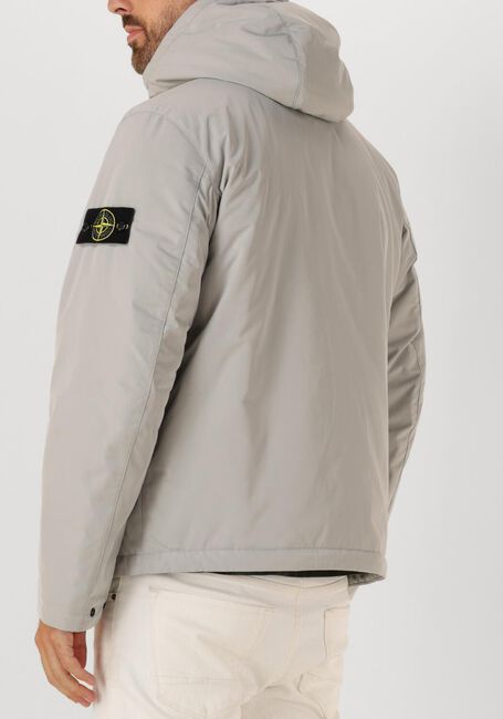 Lichtgrijze STONE ISLAND Gewatteerde jas JACKET - large