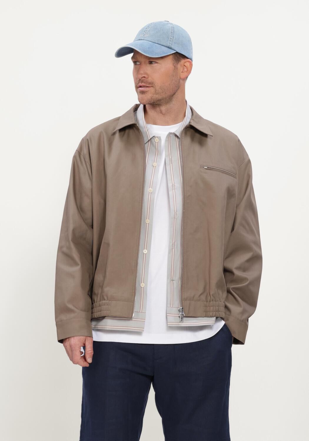 Beige NN.07 Jack GIDEON JACKET 80038 - large
