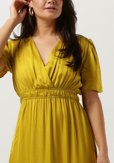 Gele SUNCOO Midi jurk COSIMA - large