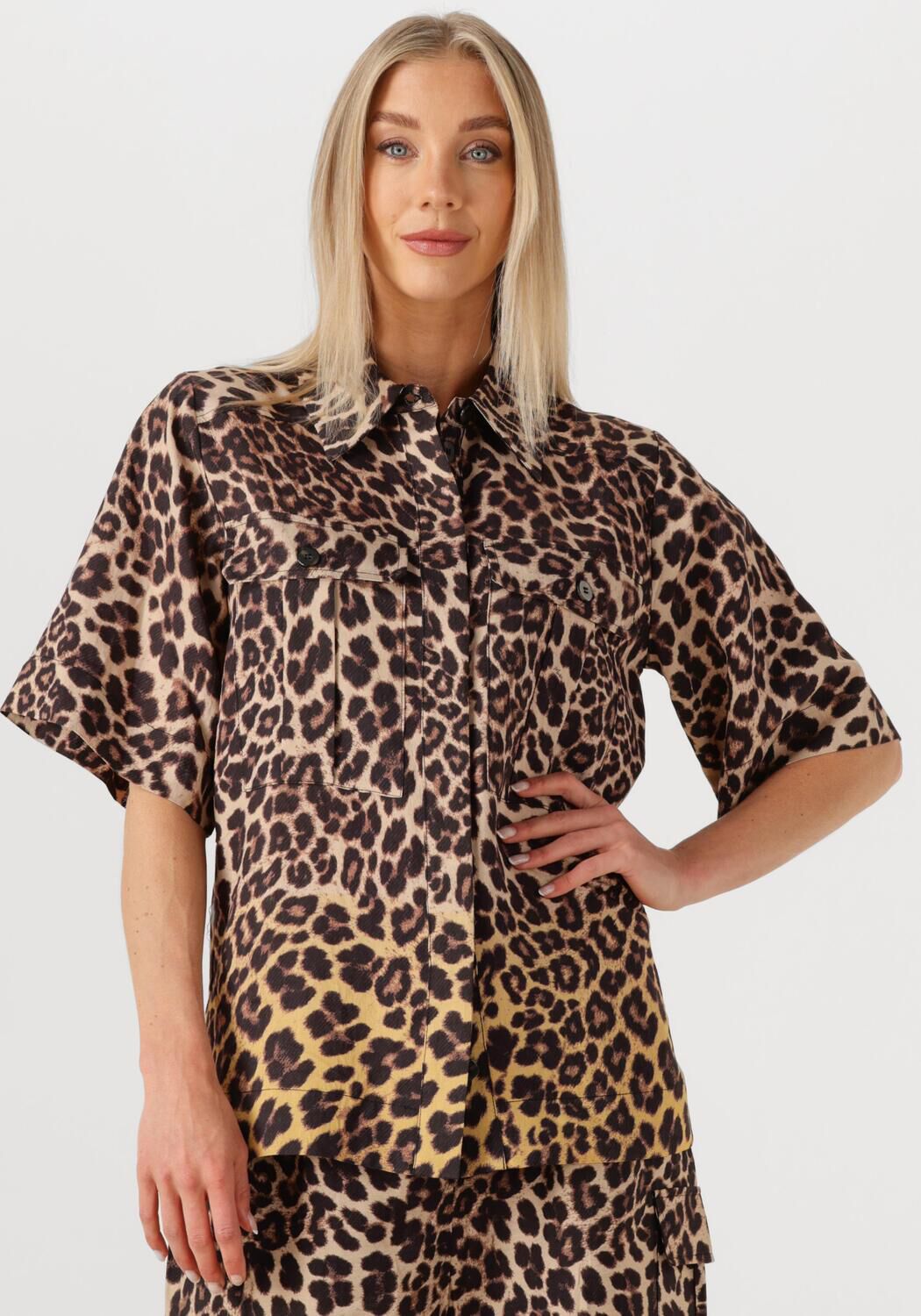 Copenhagen Muse T-Shirt Dames Cm Gabby Shirt, Maat: S, Kleur: Bruin afbeelding 1