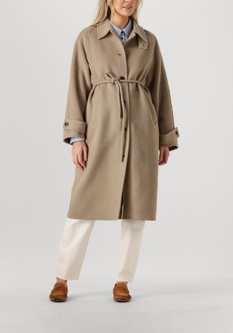 Beige CLOSED Mantel BELTED COAT - large