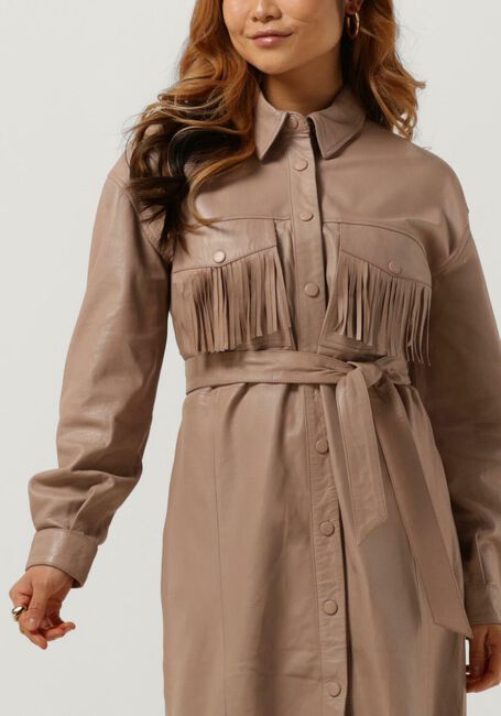 Beige IBANA Mini jurk DEXTER - large