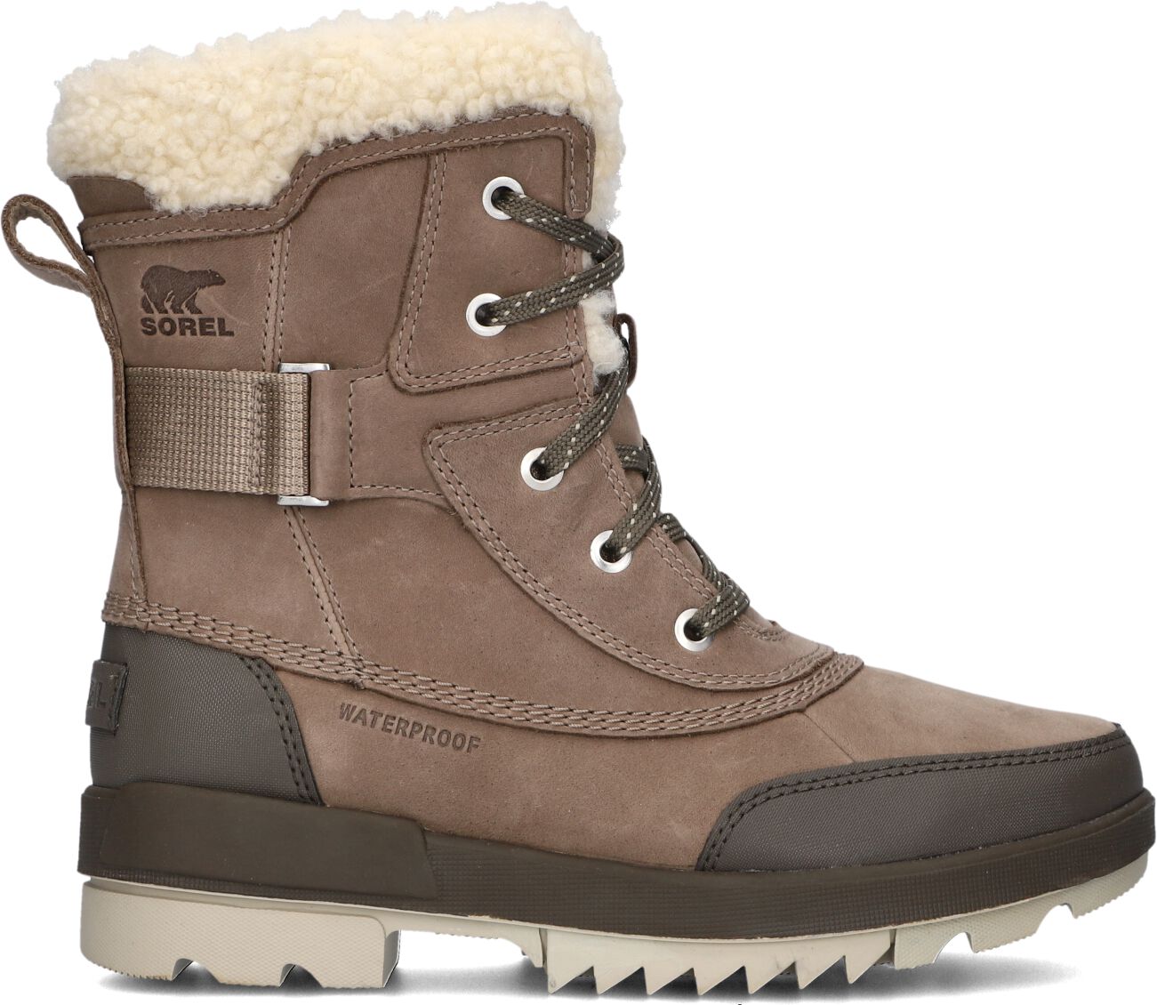 Sorel Veterboots Dames Torino Ii Parc Boot, Maat: 37, Materiaal: Nubuck, Kleur: Taupe