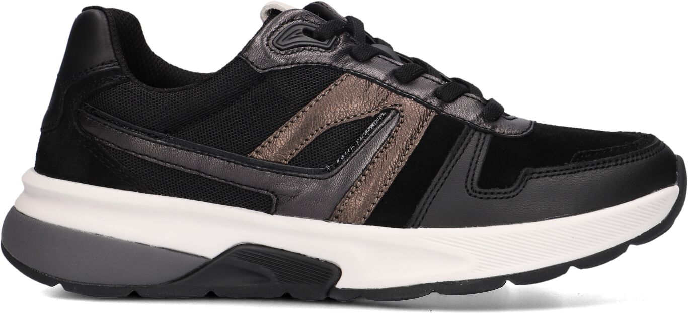 Gabor Lage Sneakers Dames 845.1, Maat: 38, Materiaal: Leer, Kleur: Zwart
