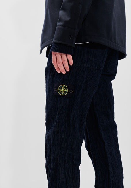 Donkerblauwe STONE ISLAND Cargobroeken TROUSERS - large